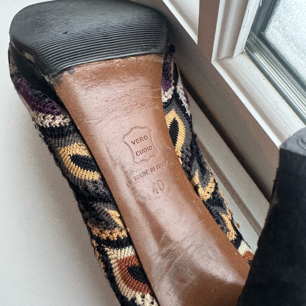 Missoni Multicolor Patterned Heels - image 5